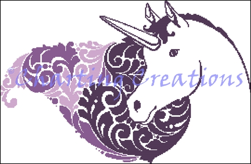 (image for) Pretty Unicorn Silhouette